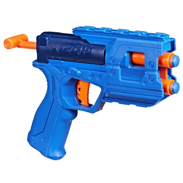 Marca Nerf iti imbunatateste jocul cu sageti de inalta performanta Nerf N Series si sageti Nerf N1 Ai abilitatile ca un luptator Nerf acum ai blasterul si sagetile pentru a obtine un avantaj superior in jocul in interior si in aer liber De la creatorii sagetii cu spuma marca Nerf dezlantuie urmatoarea evolutie in sablare cu sageti cu spuma cu sageti Nerf N1 oferind PRECIZItIE VITEZa si DISTANta EXTREME Blasterul de sageti Nerf N Series Purestrike are un design usor de utilizat si o 