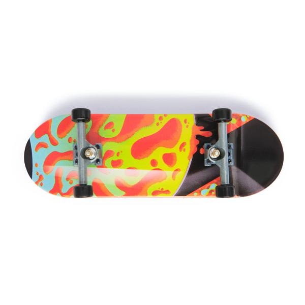 &Icircnvata cum sa faci fingerboarding cu noul Tech Deck Echipa Sk8  Fiecare pachet vine cu o placa Tech Deck si un membru al Echipei Sk8 pentru a incepe colectia Cu 6 figuri Echipa Sk8 de colectionat imbunatateste-ti abilitatile pentru a stapani miscari precum ollies si power slides Pune-ti membrul echipei de skateboarding pe puntea de skateboard si incepe sa exersezi Scaneaza codul QR pentru tutoriale video pentru a studia miscarile preferate Ia-ti Echipa Sk8 intr-o aventura cu 