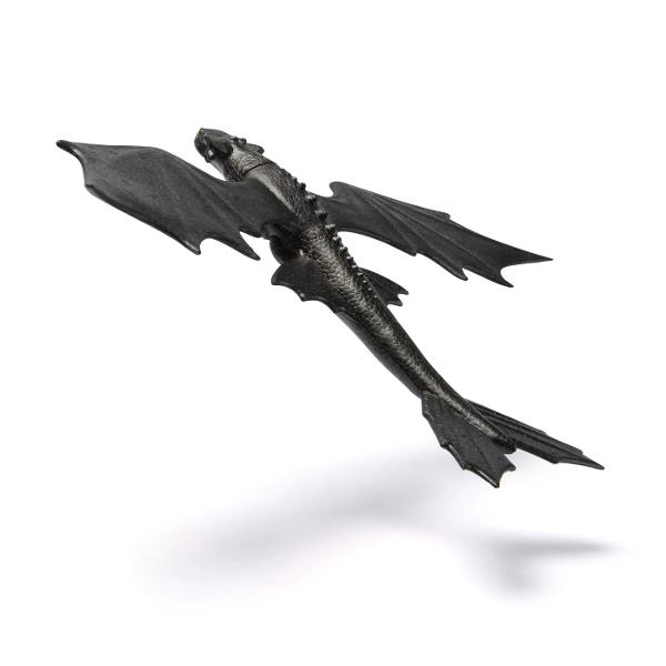 Lanseaza-l pe dragon intr-un zbor spectaculos cu acest planor inspirat din universul How to Train Your Dragon Cu o anvergura a aripilor de 38 cm Poate plana pana la 76 metri  Usor de lansat si ideal pentru joaca in aer liber acest zburator este perfect pentru copiii care viseaza sa devina calareti de dragoni Anvergura aripi 38 cm Planeaza pana la 762 cm Usor de utilizat ideal pentru exterior