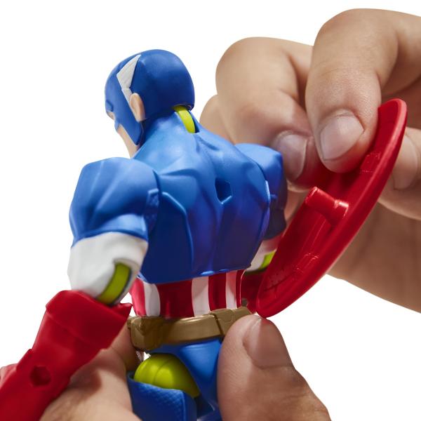 Chiar si cel mai puternic supererou are nevoie uneori de o mana&hellip picior pumn sau accesoriu de ajutor Figurinele de colectie Marvel MixMashers sunt formate din piese care se pot dezasambla si apoi combina pentru a crea figurine unice personalizate Cu 16 puncte de conectare jucariile MixMashers de 12 cm dispun de conectori universali pentru compatibilitate si durabilitate in intreaga gama Vrei sa combini si mai multe puteri Colectioneaza accesoriile incluse si piesele de putere 