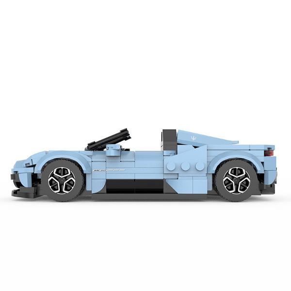 Setul de caramizi de constructie RASTAR Maserati MC20 este o jucarie versatila si captivanta care se adreseaza unei game largi de entuziasti oferind o experienta de constructie detaliata si captivanta si un model perfect proportionat pentru expunere Cadou ideal pentru toate varstele Recomandat pentru varstele de 6 ani si peste acest set de constructie este perfect atat pentru fanii Maserati cat si pentru colectionarii adulti oferind o experienta distractiva si educativa ce imbunatateste 