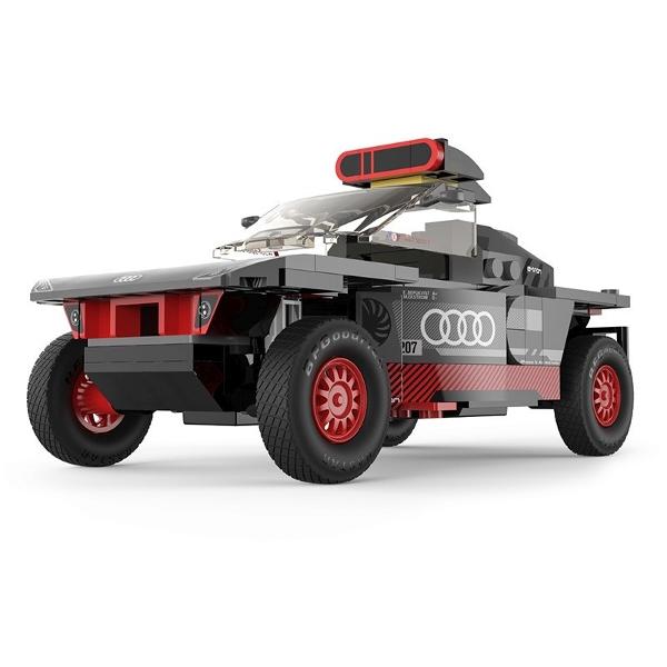 Setul de caramizi de constructie RASTAR Audi RS Q E-Tron este o jucarie versatila si captivanta care se adreseaza unei game largi de entuziasti oferind o experienta de constructie detaliata si captivanta si un model perfect proportionat pentru expunere Cadou ideal pentru toate varstele Recomandat pentru varstele de 6 ani si peste acest set de constructie este perfect atat pentru fanii Audi cat si pentru colectionarii adulti oferind o experienta distractiva si educativa ce imbunatateste 