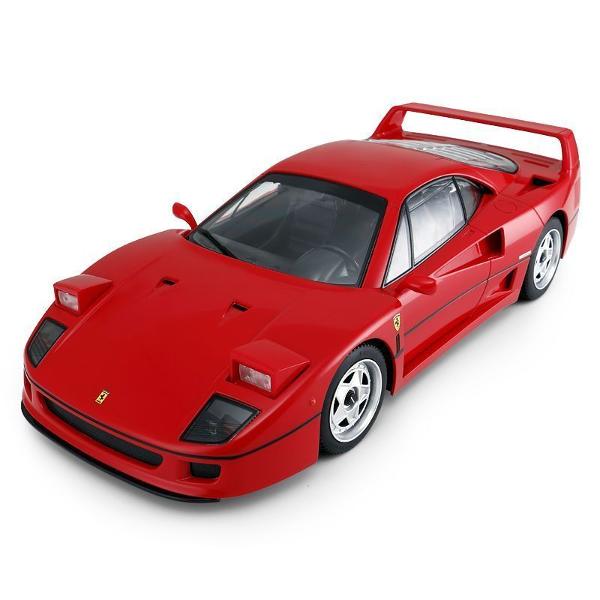 Copilul dumneavoastra se poate juca in voie cu masina cu telecomanda Ferrari F40 scara 1 la 14 oferita de brandul international Rastar Nicio cursa nu este imposibil de castigat cu acesta masinuta replica oficiala cu licenta a modelului original construita cu mare atentie la detalii Masinuta are proportiile ideale pentru momente pline de distractie si amuzamentMasinuta functioneaza pe frecventa de 24GAlimentarea se face astfel  pentru masinuta sunt necesare 5 baterii tip AA  iar pentru 