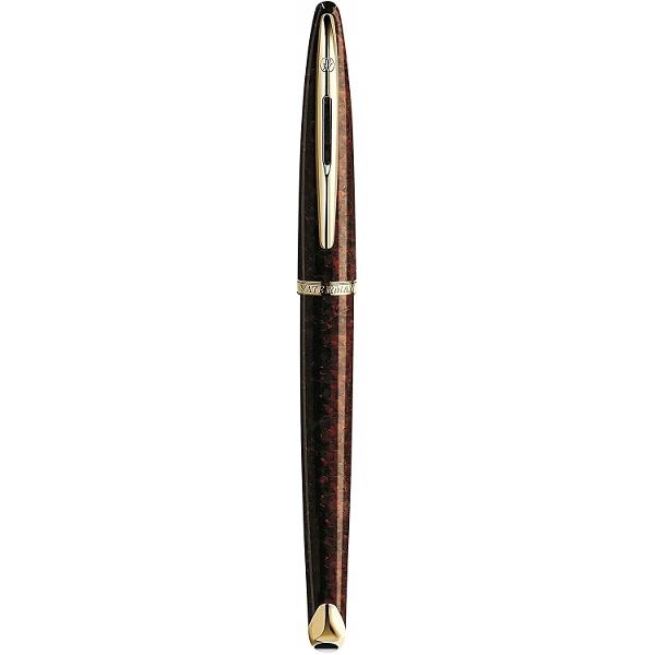 Stilou Waterman Carene Marine Amber GT S0700880 Stiloul Waterman din seria Carene Marine Amber se distinge prin designul s&259;u extravagant într-o edi&539;ie clasic&259;Corpul stiloului este realizat din lac negru &537;i chihlimbar &537;i finisat cu aur de 23kAcesta este un produs extrem de luxos realizat din materiale nobile Finisaje placate cu aur de 23 de carate stiloul este prev&259;zut cu o peni&539;&259; din 