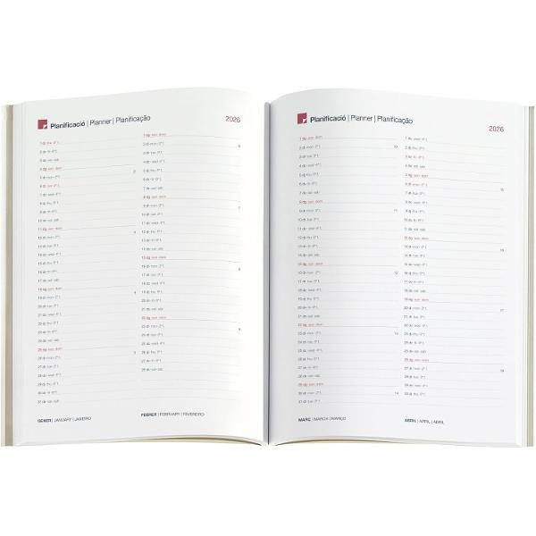 Agenda Miquelrius Plus 155x213 mm datata zilnic Luxor Blue MR22737