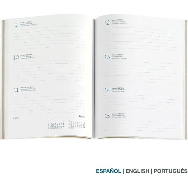 Agenda Miquelrius Plus 155x213 mm datata saptamanal Chester Green MR22664