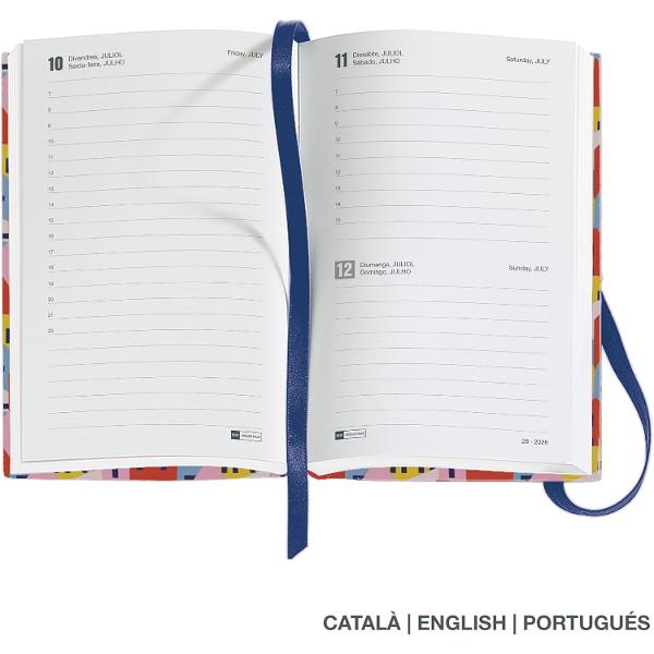 Agenda Miquelrius Passport 90x140 mm datata zilnic Houses Graphic CAT MR31293
