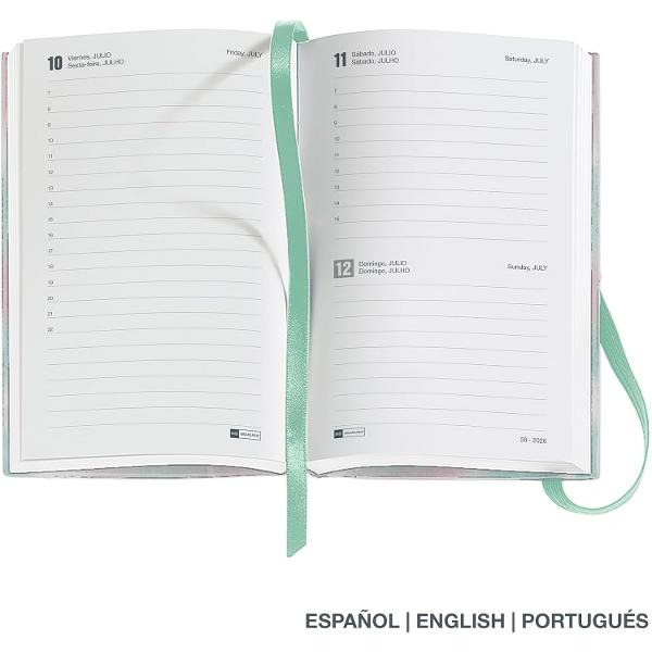 Agenda Miquelrius Passport 90x140 mm datata zilnic Gradient Graphic MR31287