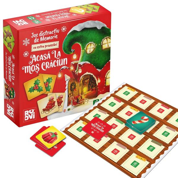 D&259; startul distrac&539;iei de s&259;rb&259;tori &537;i adu magia Cr&259;ciunului &icirc;n s&acirc;nul familiei&nbsp;Acas&259; la Mo&537; Cr&259;ciun&nbsp;este un joc de societate antrenant ce &icirc;mbin&259; atmosfera de s&259;rb&259;toare cu bucuria conect&259;rii prin joc&nbsp;span 