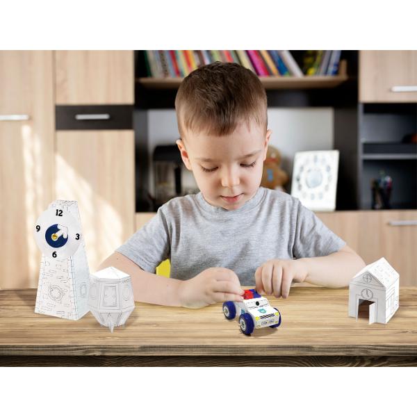 Descopera lumea fascinanta a ingineriei cu PRIMUL MEU SET DE INGINERIE CONSTRUIESTE UN ORAS Conceput pentru micii exploratori curiosi acest set educativ ofera o introducere practica si distractiva in principiile de baza ale ingineriei Perfect pentru copiii care adora sa construiasca sa demonteze lucruri si sa inteleaga cum functioneaza acestea Pregateste-te sa devii un adevarat inginer si sa-ti transformi ideile in realitate Continutul kitului agrafe de hartie benzi de cauciuc paie de 