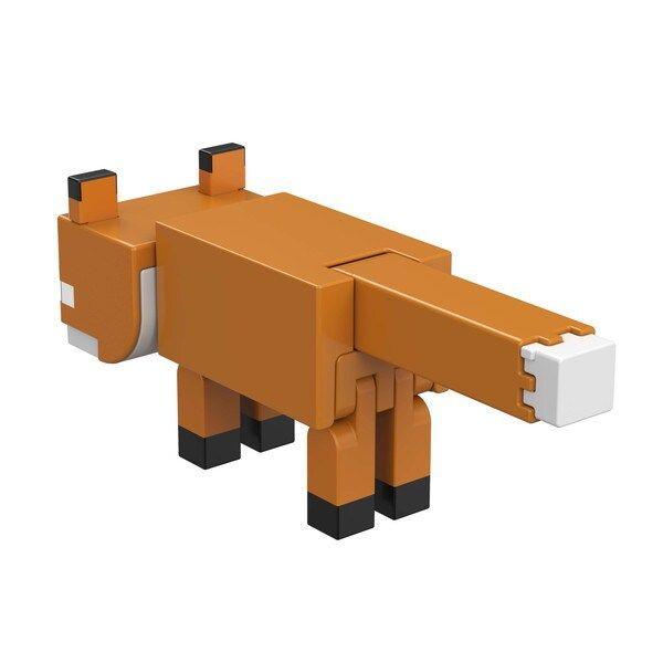 Creeaza exploreaza si supravietuieste cu figurile Minecraft Aceste figurine de actiune au fost create in mod autentic folosind designul pixelat al jocului video asa ca sunt grozave pentru joc si afisare Articulatiile mobile permit personajelor emblematice sa atinga ipostaze de actiune Fiecare figurina vine cu o piesa Build A Portal Jucatorii le pot colecta pe toate pentru a construi un portal complet Minecraft End care este de doua ori mai inalt decat figura Este un cadou grozav pentru 