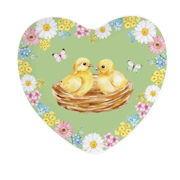 Adaug&259; un strop de culoare &537;i veselie mesei tale cu acest platou din por&539;elan din colec&539;ia&nbsp;Egg Hunt&nbsp;de la&nbsp;Easy Life &Icirc;n nuan&539;e pastel delicate platoul este decorat cu flori ou&259; de Pa&537;te &537;i iepura&537;i 