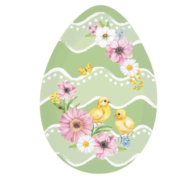 Adaug&259; un strop de culoare &537;i veselie mesei tale cu acest platou din por&539;elan din colec&539;ia&nbsp;Egg Hunt&nbsp;de la&nbsp;Easy Life &Icirc;n nuan&539;e pastel delicate platoul este decorat cu flori ou&259; de Pa&537;te sau iepura&537;i juc&259;u&537;i 