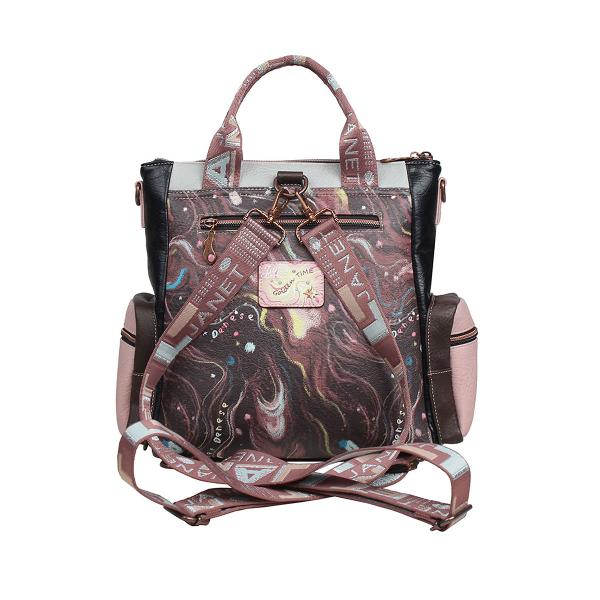 Geanta dama Janet 29x14x29 cm TV000126Material material textil si piele ecologica