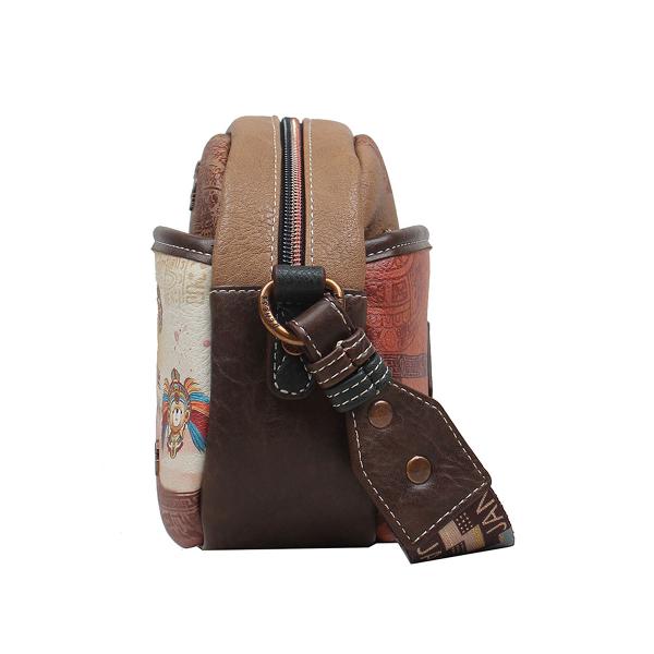 Geanta dama Janet Maya Journey crossbody 24x7x18 cm TV000007Material material textil si piele ecologica&nbsp;