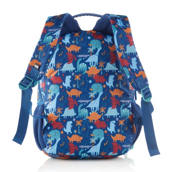 Ghiozdanul London Dino Dude&nbsp;din colec&539;ia Recycl Miquelrius este alegerea ideal&259; pentru &537;coal&259; &icirc;mbin&acirc;nd un design modern cu imprimeu dinozauri &537;i func&539;ionalitate practic&259; Realizat din&nbsp;poliester reciclat contribuie la protejarea mediului &icirc;n timp ce ofer&259; rezisten&539;&259; &537;i confort 