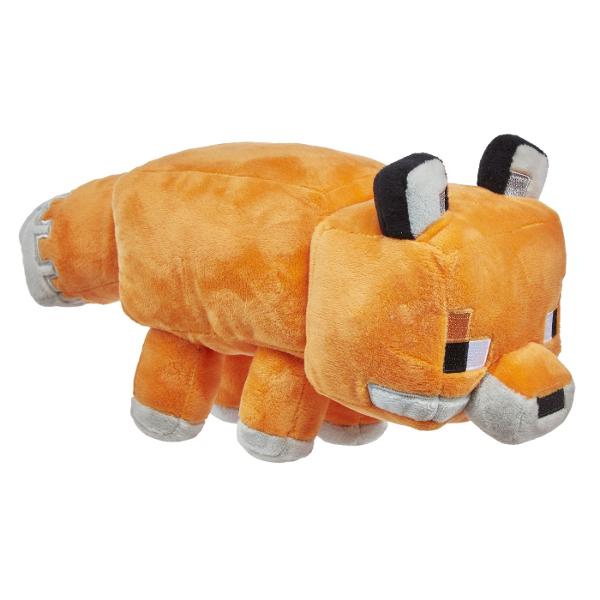 Adu lumea pixelata din Minecraft in realitate cu aceste jucarii de plus si detalii inspirate de personajele si creatiile iconice din joc Fiecare plus are design autentic culori vii si forme cubice pastrand fidelitatea fata de stilul grafic al jocului Colectia include atat personaje populare cum ar fi Steve si Alex cat si creaturi indragite sau temute precum Zombie Albastru Axolotl Bee Papagal Pisica Cal sau alte animale si mob-uri din Minecraft Realizate din materiale moi si 