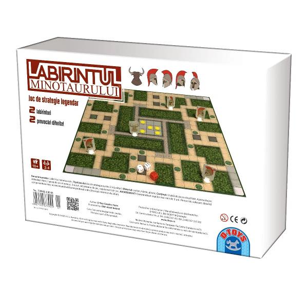 Ai un copil pasionat de legendele antice Sau vrei s&259; &icirc;l aju&539;i s&259; &icirc;nve&539;e lucruri noi &icirc;n timp ce v&259; distra&539;i de minune Alege jocul de societate Labirintul Minotaurului &537;i bucura&539;i-v&259; &icirc;mpreun&259; de o experien&539;&259; amuzant&259; &537;i educativ&259;Intr&259; &icirc;n rolul unuia dintre r&259;zboinicii eleni p&259;trunde &icirc;n labirintul fiorosului minotaur &537;i colecteaz&259; c&acirc;t mai mult 