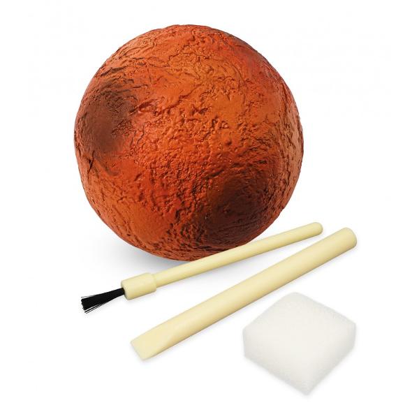 Folose&537;te uneltele pentru a s&259;pa &icirc;n globul de ipsos reprezentand planeta Marte &537;i pentru a descoperi 6 pietre reale obsidian cristal de cuart jad ochi de tigru sodalit si jad rosuInclude Glob din ipsos reprezentand planeta Marte 6 pietre dalt&259; pensul&259; burete &537;i instruc&539;iuni colorateDimensiunile ambalajului 0950 x 0950 x 1330 cmVarsta recomandata 8 aniAvertismente Doar pentru copiii cu v&acirc;rsta 