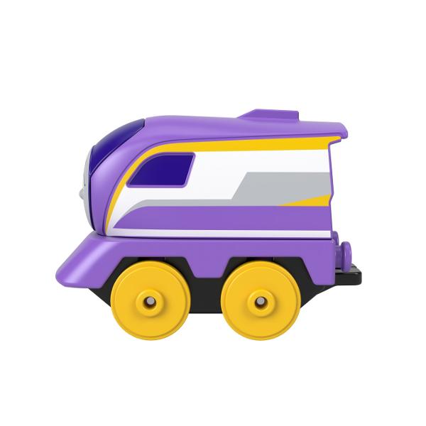 Copiii pot crea nenumarate aventuri pe Insula Sodor din Thomas the Train All Engines Go cu aceste tobogane din plastic de la Fisher-Price Fiecare roller coaster se bazeaza pe un personaj preferat din serie Fiecare personaj se vinde separat si in functie de disponibilitate Compatibil cu toate seturile Thomas the Train Seturile vandute separat si in functie de disponibilitate Acest pachet contine personajul Kana