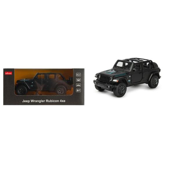 Masinuta are proportiile ideale pentru momente pline de distractie si amuzament Masinuta metalica Jeep Wrangler Rubicon 4XE Negru cu scara 1 la 32 are anvelope de cauciuc si un design detaliat interior-exterior realizat din material metalic turnat cu accesorii realizate din material plastic portiere de calitate superioara Copilul dumneavoastra se poate juca in voie cu masina metalica Jeep Wrangler Rubicon 4XE Negru cu scara 1 la 32 oferita de brandul international Rastar Nicio cursa nu este 