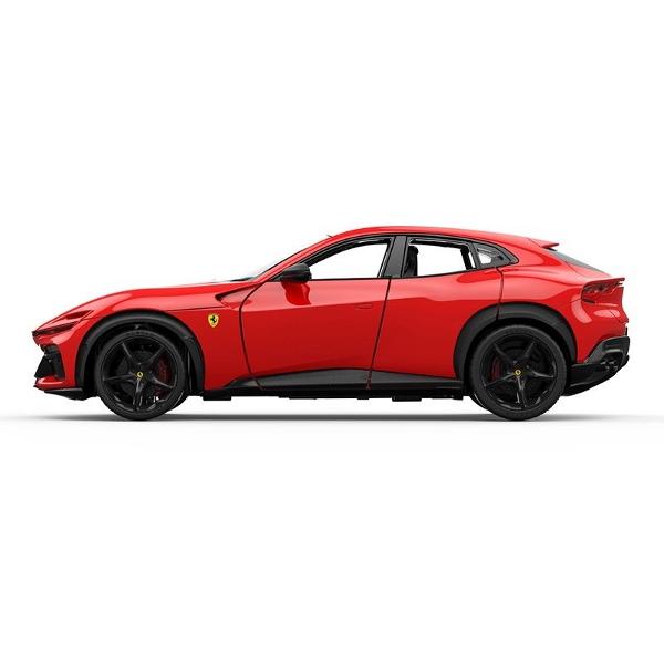 Copilul dumneavoastra se poate juca in voie cu masina cu telecomanda FERRARI PUROSANGUE scara 1 la 14 oferita de brandul international Rastar Nicio cursa nu este imposibil de castigat cu acesta masinuta replica oficiala cu licenta a modelului original construita cu mare atentie la detalii Masinuta are proportiile ideale pentru momente pline de distractie si amuzamentMasinuta functioneaza pe frecventa de 24GAlimentarea se face astfel  pentru masinuta sunt necesare 5 baterii tip AA  iar 