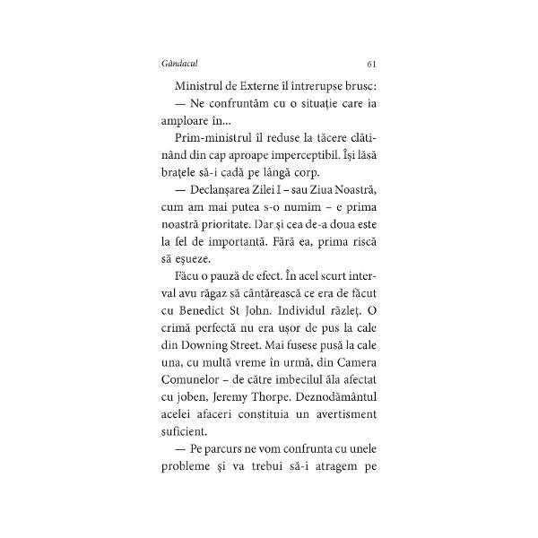 Într-o bun&259; diminea&355;&259; Jim Sams „inteligent dar în nici un caz profund” se treze&351;te metamorfozat în prim-ministrul Marii Britanii &350;tie c&259; are o misiune de îndeplinit Nimeni &351;i nimic nu va sta în calea hot&259;rîrii lui de-a împlini voin&355;a poporului nici opozi&355;ia nici disiden&355;ii din propriul partid nici m&259;car regulile democra&355;iei parlamentare În aceast&259; 