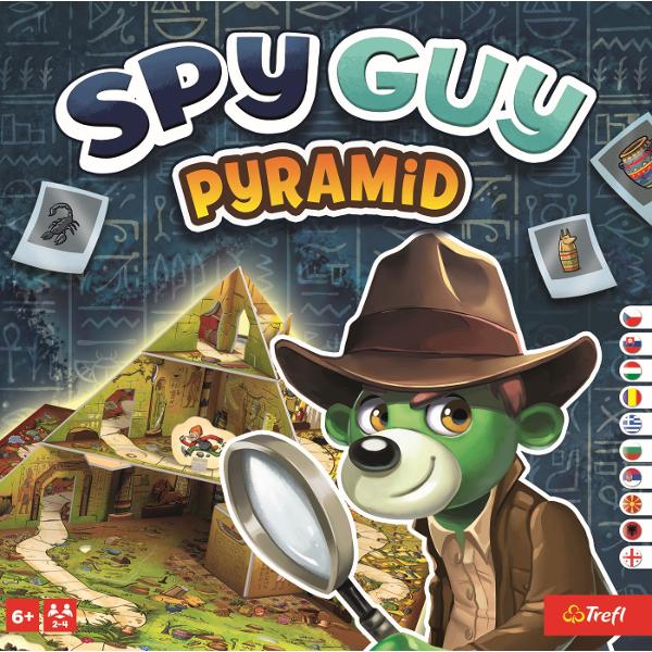 Jocul cu detectivul spion  Piramida O aventura pentru intreaga familie Intra intr-o lume a misterului si aventurii cu acest joc  Este cooperativ este conceput pentru a incuraja spiritul de echipa si a dezvolta abilitatile de observare la toti participantii Captivant si dinamic jocul este perfect pentru copiii cu varsta de 6 ani si peste dar si pentru toti cei care vor sa se distreze si sa-si testeze abilitatile de detectiv Joc cooperativ pentru toate varstele Este un joc care necesita o 