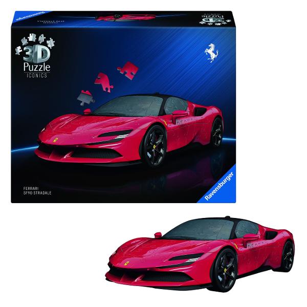 Descopera colectia de Puzzle-uri 3D Ravensburger Iconics icoane care fascineaza Cunoaste colectia tridimensionala de masini cult creata pentru pasionatii de automobilism Detaliile redate cu precizie aspectul realist si rotile mobile impresioneaza Dupa asamblare vor deveni o decoratiune frumoasa pentru interiorul tau O experienta unica de imbinare a pieselor si de construire a unui model tridimensional Detalii redate fidel si roti mobile O decoratiune frumoasa pentru orice interior 