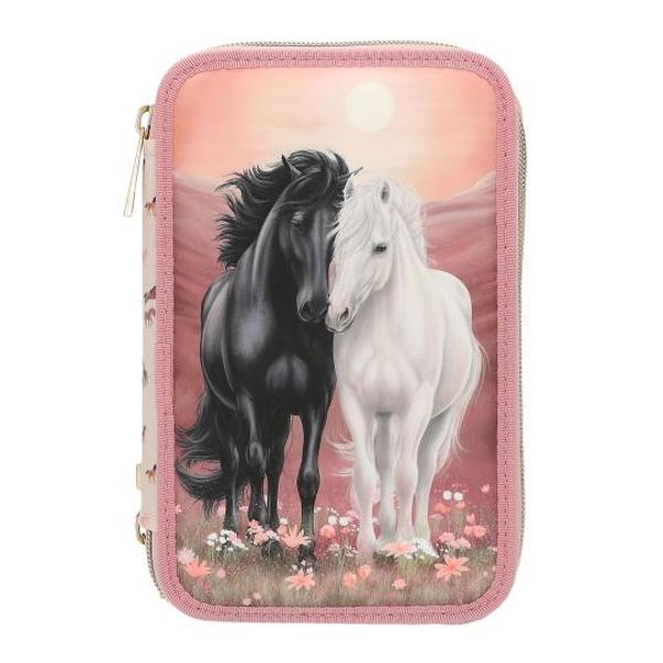 Penar echipat cu 3 compartimente Miss Melody Echipat Blossom Pony 113968