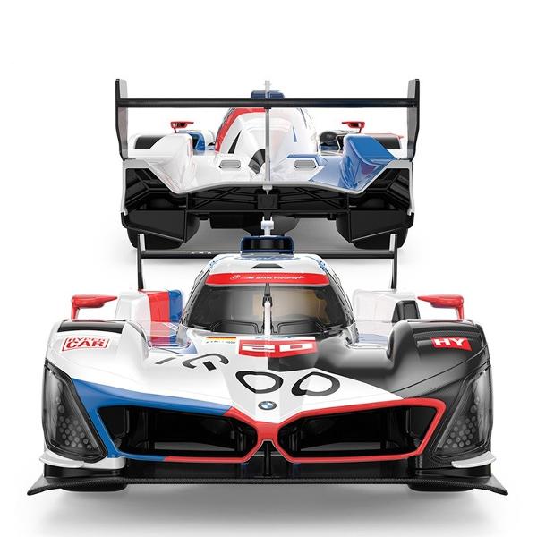 Copilul dumneavoastra se poate juca in voie cu masina cu telecomanda BMW M HYBRID V8 scara 1 la 14 oferita de brandul international Rastar Nicio cursa nu este imposibil de castigat cu acesta masinuta replica oficiala cu licenta a modelului original construita cu mare atentie la detalii Masinuta are proportiile ideale pentru momente pline de distractie si amuzament Masinuta functioneaza pe frecventa de 24GAlimentarea se face astfel  pentru masinuta sunt necesare 5 baterii tip AA  iar 