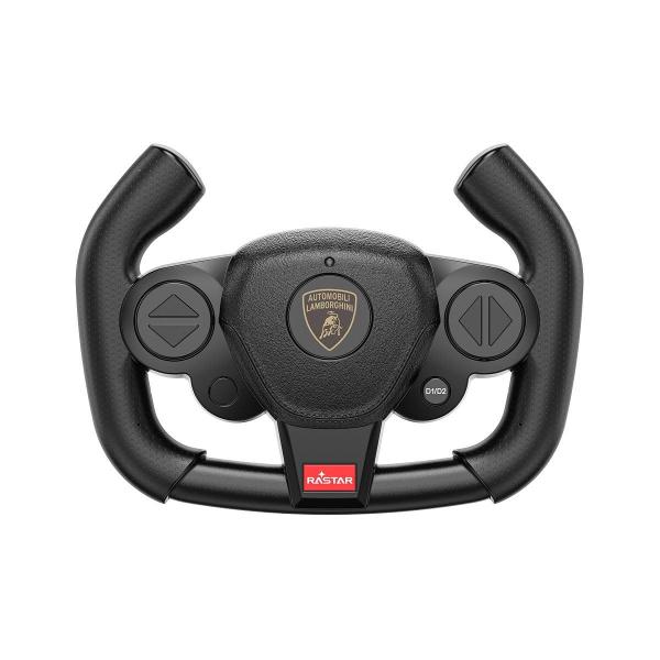 Copilul dumneavoastra se poate juca in voie cu masina cu telecomanda Lamborghini SC63 LMDH scara 1 la 14 oferita de brandul international Rastar Nicio cursa nu este imposibil de castigat cu acesta masinuta replica oficiala cu licenta a modelului original construita cu mare atentie la detalii Masinuta are proportiile ideale pentru momente pline de distractie si amuzament Masinuta functioneaza pe frecventa de 24GAlimentarea se face astfel  pentru masinuta sunt necesare 5 baterii tip AA  