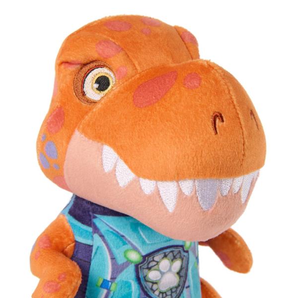 Figurina de plus Patrula Catelusilor Filmul cu Dinozauri Pup Pals este inspirata de personajele indragite din aventurile Patrula Catelusilor si este realizata din material moale si placut la atingere Designul colorat detaliile brodate si tinutele tematice inspirate din film transforma fiecare personaj intr-un companion potrivit pentru joaca imbratisari sau colectie Copiii pot recrea aventurile preferate sau pot inventa propriile misiuni alaturi de eroii Patrula Catelusilor Produsul se vinde 
