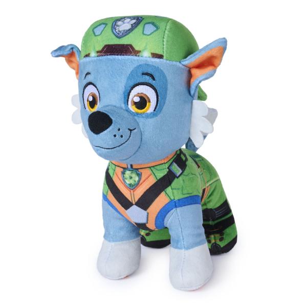 Figurina de plus Patrula Catelusilor Filmul cu Dinozauri Pup Pals este inspirata de personajele indragite din aventurile Patrula Catelusilor si este realizata din material moale si placut la atingere Designul colorat detaliile brodate si tinutele tematice inspirate din film transforma fiecare personaj intr-un companion potrivit pentru joaca imbratisari sau colectie Copiii pot recrea aventurile preferate sau pot inventa propriile misiuni alaturi de eroii Patrula Catelusilor Produsul se vinde 