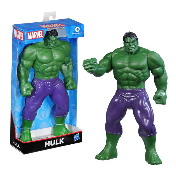 Figurina Marvel Hulk de 24 cm aduce in prim-plan forta impresionanta a celebrului supererou fiind ideala pentru copii si colectionari Realizata din materiale rezistente aceasta figurina reda cu fidelitate detaliile musculaturii si expresia puternica a personajului oferind o experienta autentica de joaca Dimensiunea generoasa permite manevrare usoara si integrarea in diverse scenarii de actiune stimuland imaginatia si creativitatea Designul inspirat din universul Marvel transforma produsul 