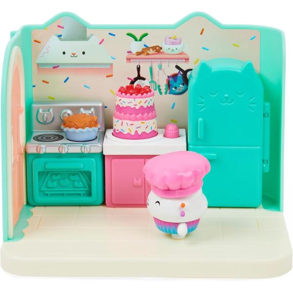 Set camera Deluxe Acest set de joaca magic draguta aduce la viata pentru copii lumea incantatoare a unuia dintre cele mai populare basme Netflix Casa de papusi a lui Gabi Setul include o camera profesionala completa cu o multime de accesorii interesanteCasa de papusi a lui Gabi ii indruma pe copii catre un basm magic unde pot sa o cunoasca pe Gabi si pe prietenii ei &Icircn basm ratacind prin casa lui Gabi ei pot descoperi diferitele camere unde ii asteapta aventuri incitante Casa 