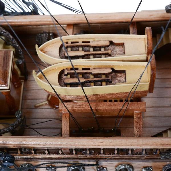 Descoper&259; un model de colec&539;ie impresionant &mdash; o&nbsp;macheta la scar&259; de calitate muzeal&259; a celebrului&nbsp;galeon&nbsp;San Felipe realizat complet manual de me&537;teri pricepu&539;i Construit&259; dup&259; metoda tradi&539;ional&259; &bdquo;plank-on-frame&rdquo; aceast&259; machet&259; evoc&259; m&259;re&539;ia unui galleon spaniol din secolul al XVII-lea cu detalii 