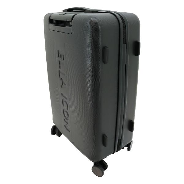 TROLER FLY NEGRU 67x45x27 cm-1438Troler ABS cu structura rezistenta si design inovator4 roti duble spiner asigura o mobilitate marita la transportSistem de inchidere cu cifruManer superior si maner lateral pentru o mai usoara manevrareSistem telescopic din aluminiu cu trei trepte de fixarePicioruse de sustinere in lateralUn buzunar din plasa inchis cu fermoar doua buzunare cu elastic in mijloc buzunar cu fermoarCaptusit la interior benzi 