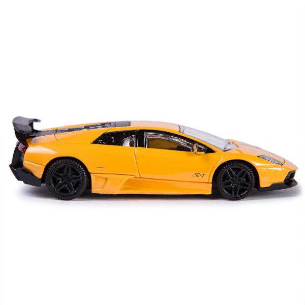 Masinuta are proportiile ideale pentru momente pline de distractie si amuzament Masinuta metalica Lamborghini Sian scara 1 la 43 are anvelope de cauciuc si un design detaliat interior-exterior realizat din materiale metalice turnate cu accesorii realizate din material plastic de calitate superioara Copilul dumneavoastra se poate juca in voie cu masina metalica Lamborghini Sian de la brandul international Rastar Nicio cursa nu este imposibil de castigat cu acesta masinuta care este o 