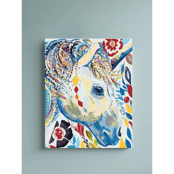 Setul de pictura pe numere te poate scufunda partial in lumea fanteziilor tale si iti ofera posibilitatea de a patrunde mai mult in lumea artei de a petrece placut si productiv timpul liber De asemenea rezultatul muncii poate sa se transforme in decor pentru casa sau o ideie minunata de cadou Ce contine setul de pictura pe numere Un desen contur cu indicarea numarului culorii Fiecare celula de contur a imaginii este numerotata si corespunde unei cutii cu vopsea Set vopsea acrilica care 