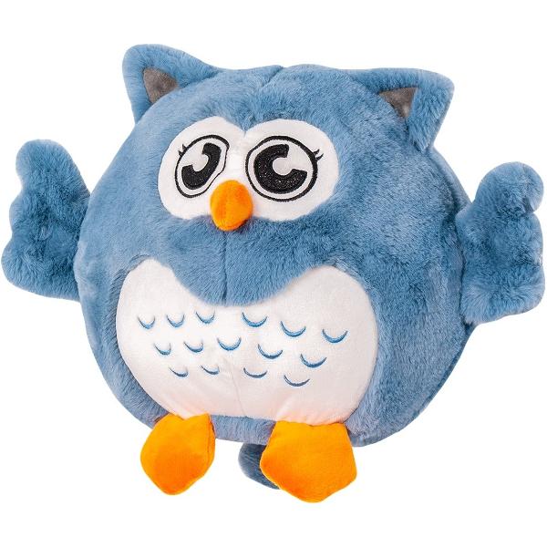 Jucarie de  plus bufnita colorata 32cm Dragalasa bufnita este in cautare de un prieten care sa o alinte si sa o iubeasca ochii mari va vor fermecaInca din primele luni de viata copiii isi aleg jucarii de plus si sunt fascinati de ele Animalele din plus sunt primele jucarii de care cei mici incep sa se ataseze Cu siguranta si noi am avut acea jucarie de care nu ne-am despartit inca din copilarieJucariile de plus sunt utile educative si contribuie eficient la dezvoltarea fizica si psihica 