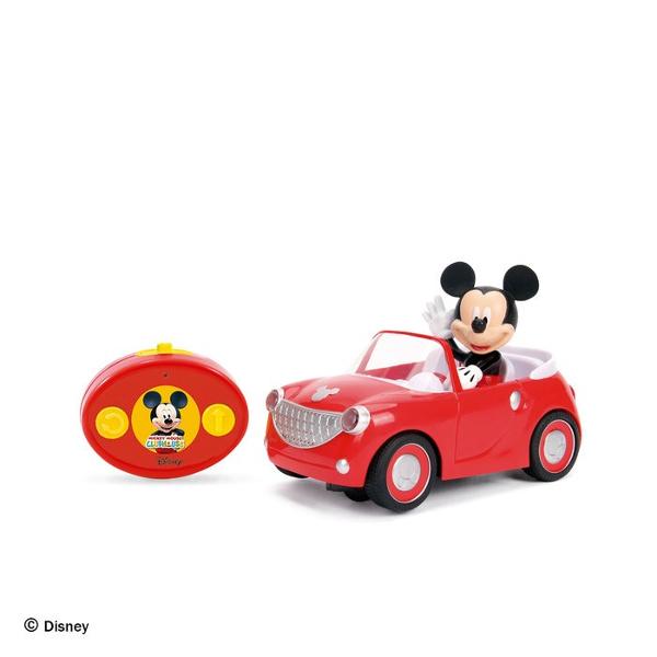 Masinuta cu telecomanda RC Mickie Roadster 19 cmInclude figurina Mickey Mouse