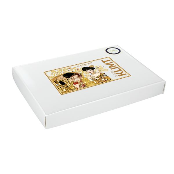 Setul este format din 6 lingurite decorative auriu Ambalat într-o cutie alb&259; elegant&259; 