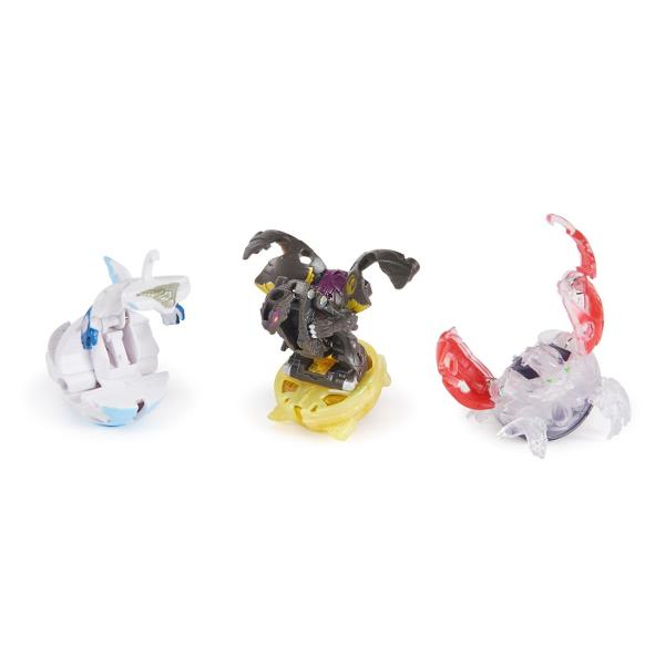 Acest set include 1 Bakugan Atac Special prin Rotire si 2 bile Bakugan de baza plus carti de joc pentru a intra in actiune Foloseste cardul de lansare si cordonul de lansare incluse pentru a activa Bakugan-ul rotitor Combina-ti Bakugan-ul cu ajutorul sistemului de legare a bilelor in mai multe parti Pur si simplu prinde partea de sus a personajului de partea de jos sisau inelul armei Atac Special si pregateste-te de lupta Cu cat colectionezi mai multe cu atat mai multe vei putea 