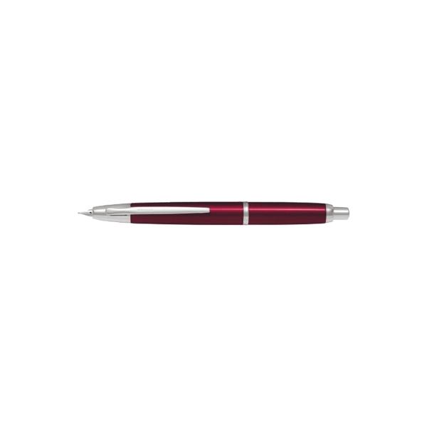 Stilou Pilot Capless Decimo Rhodium varf fin rosu&128395; Stiloul Capless Decimo Rhodium este un stilou incarcat de istorie si tehnologie&128395; Design-ul impresionant impreuna cu ingenioasa tehnologie folosita il face potrivit pentru noua era&128395; Corpul metalic este de-un rosu stralucitor cu accente de rodiu si se asorteaza perfect cu penita din aur de 18K placata de asemenea cu rodiu&128395; Capless este stiloul la care cerneala nu 