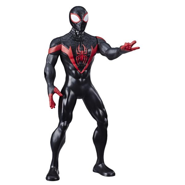 Cu figurinele de actiune Marvel de 24 cm de la Hasbro copiii isi pot imagina actiunea si aventurile Universului Marvel ca super-eroul lor preferat Dispunand de un design clasic si mai multe puncte de articulatie pentru distractie deplina copiii se pot preface ca au propriile lor aventuri Marvel captivante si pline de actiune Acest pachet contine personajul Miles Morales