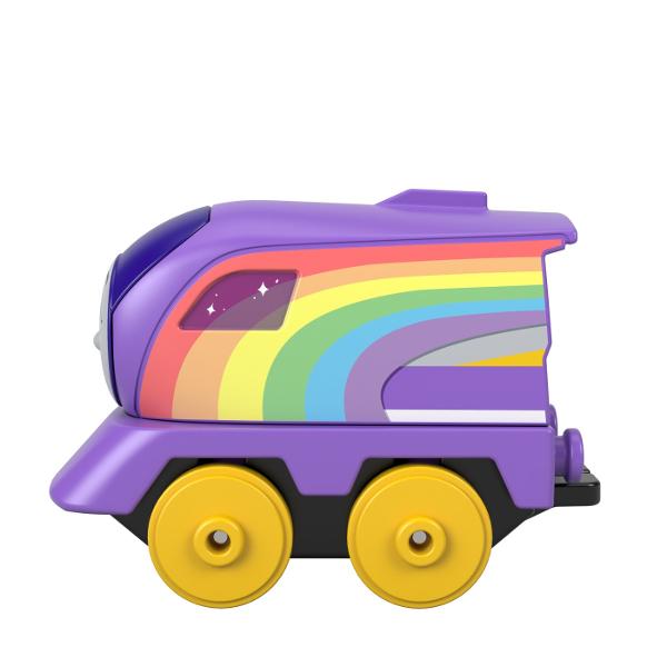 Copiii pot crea nenumarate aventuri pe Insula Sodor din Thomas the Train All Engines Go cu aceste tobogane din plastic de la Fisher-Price Fiecare roller coaster se bazeaza pe un personaj preferat din serie Fiecare personaj se vinde separat si in functie de disponibilitate Compatibil cu toate seturile Thomas the Train Seturile vandute separat si in functie de disponibilitate Acest pachet contine personajul Kana