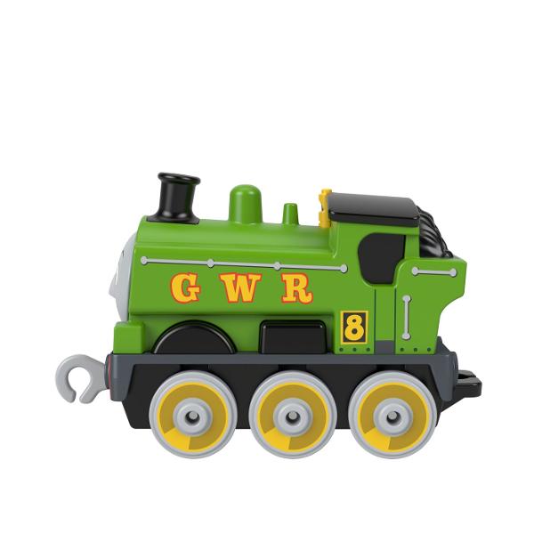 Thomas and Friends Mini - Mattel Micii mecanici de tren se pot pregati pentru aventuri distractive si pline de noroi cu aceasta colectie de locomotive Thomas and Friends&trade de la Fisher-Price&reg Micii mecanici de tren isi pot crea propria distractie feroviara cu personaje populare de desene animate Acest set contine personajul Duck