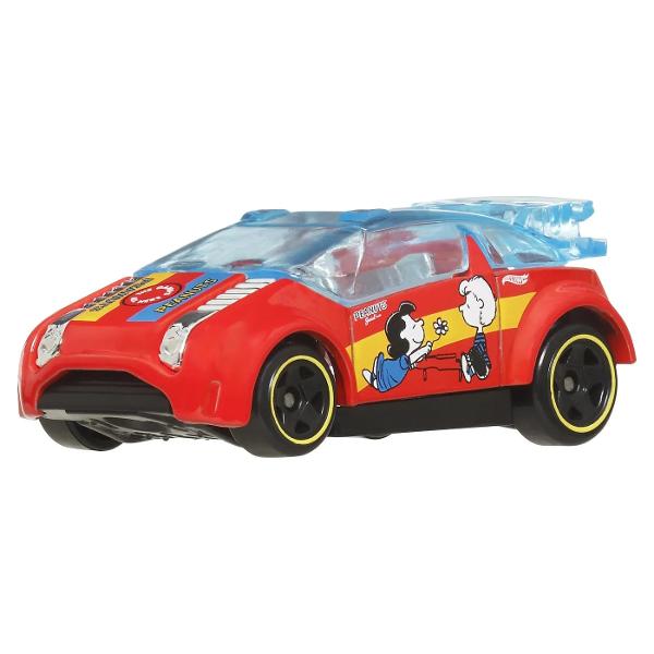 Hot Wheels® Silver Series Peanuts 75th Cars aduce o noua intorsatura masinilor turnate sub presiune cu design si culori izbitoare care ies in evidenta Fiecare masina la scara 164 are roti exclusive este acoperita cu mai multe modele si vine in ambalaje speciale de colectie Cu o varietate de modele noi la moda copiii si colectionarii vor dori sa le colecteze pe toate Fiecare masina se vinde separat in functie de disponibilitateCulorile si modelele pot varia Nu se 