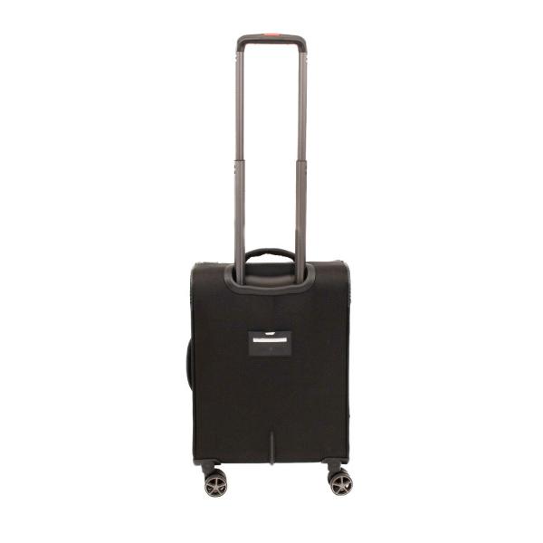 Material impermeabilTroler cu 4 roti prevazut cu un buzunar frontal cu fermoar Placuta identificareManer lateral si superior pentru toate dimensiunile si deasemenea maner plastic in partea de jos a trolerului pentru o manevrare mai usoaraSuport plastic in partea din spate care protejeaza trolerul la urcarea scarilor si protectii cauciuc pentru colturile troleruluiInteriorul este captusit in totalitate si prezinta curele elastice pentru fixarea 